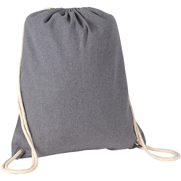 L131 Newchurch 6.5oz Recycled Cotton Drawstring Bag