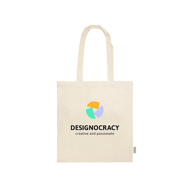 Q049 Green & Innocent Paka Recycled 5oz Cotton Shopper - Spot Colour