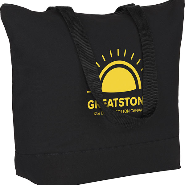 Q047 Greatstone 12oz Cotton Deluxe Tote Bag - Spot Colour