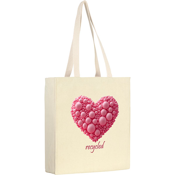 Q047 Aylesham Recycled 8oz Cotton Canvas Tote Bag - Full Colour