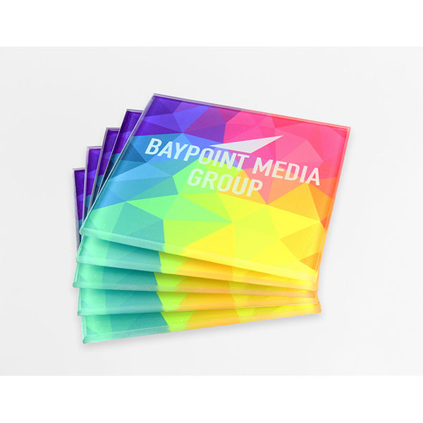 N092 Dye Sublimated Glass Coaster