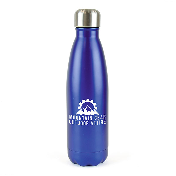 M017 Ashford Plus Stainless Steel Drinks Bottle - Spot Colour