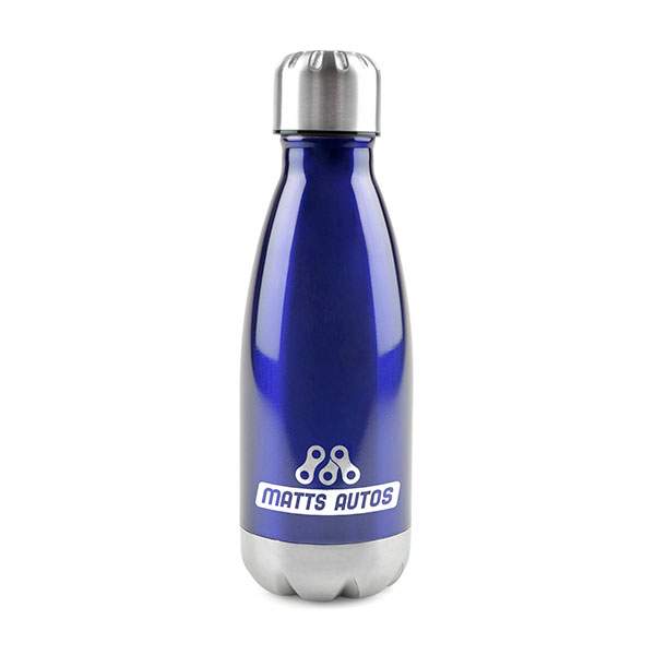 M016 Ashford Coloured Stainless Steel Drinks Bottle - Spot Colour