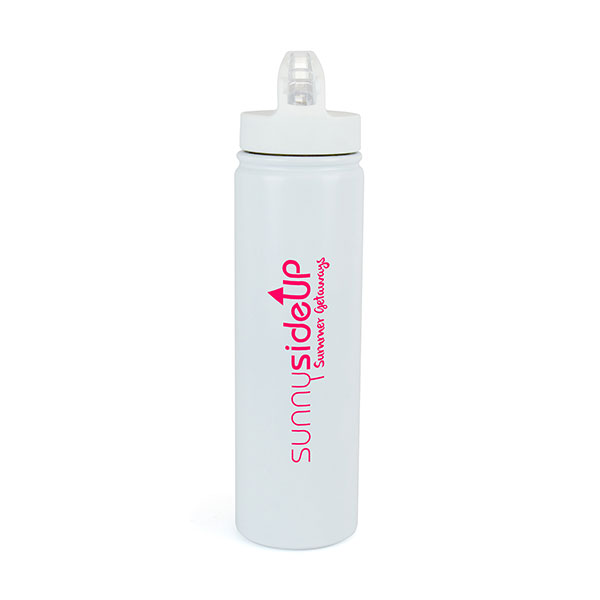 M018 Trend White Stainless Steel Bottle 580ml - Spot Colour