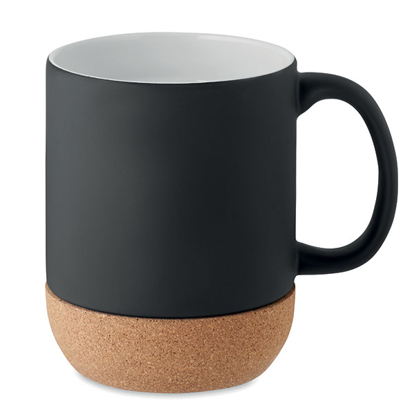 M026 Matt Ceramic Cork Base Mug 300ml