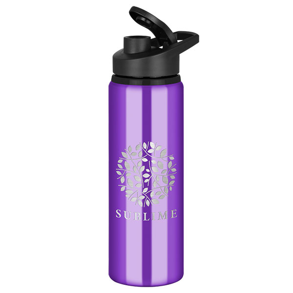 Q078 Tide 750ml Snap Cap Water Bottle - Engraved