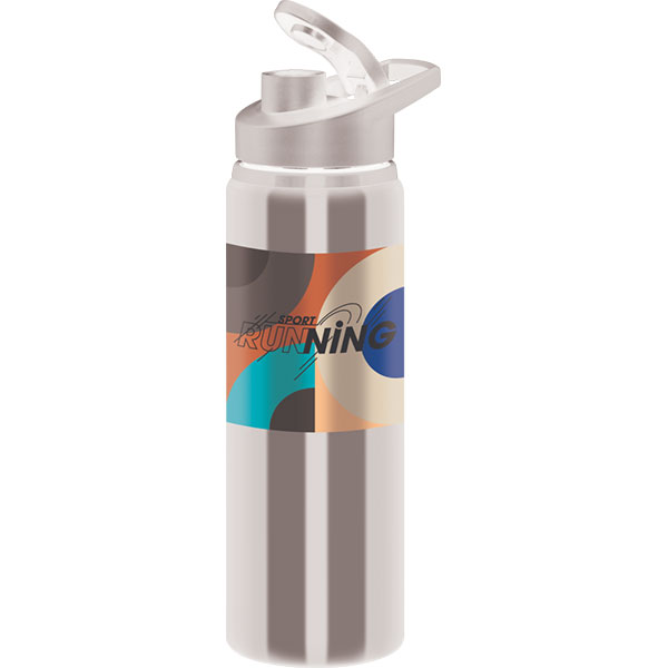 Q078 Tide 750ml Snap Cap Water Bottle - Full Colour