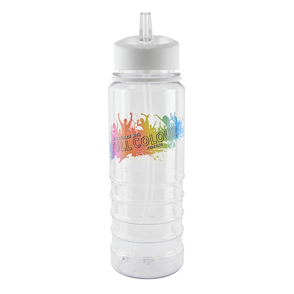 M013 Aqueous Clear Drinks Bottle 750ml - Full Colour