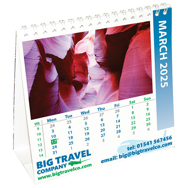 N151 Square Easel Calendar