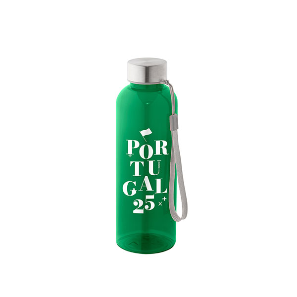 Q077 Promo Recycled Translucent Bottle - 600ml - Spot Colour
