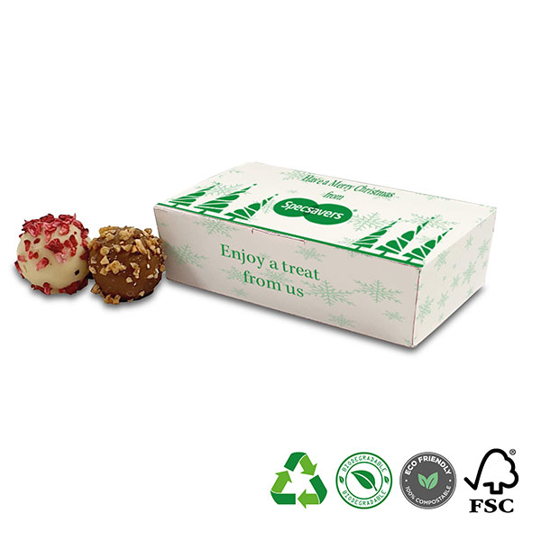 N086 Ballotin Six Chocolate Box 