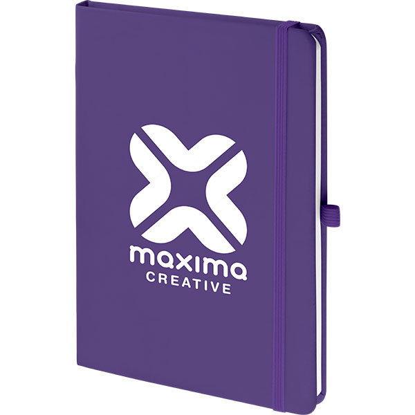 Q129 Mood Soft Feel Notebook - Spot Colour