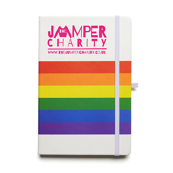 M073 A5 Rainbow Mole Notebook - Spot Colour