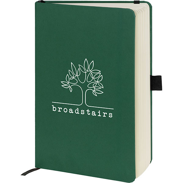 Q131 Broadstairs A5 Eco Kraft Notebook - Debossed