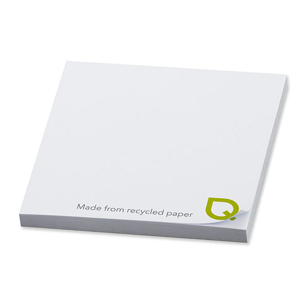 L065 NoteStix Square Recycled Full Colour Adhesive Pads 75 x 75mm (Sticky notes)