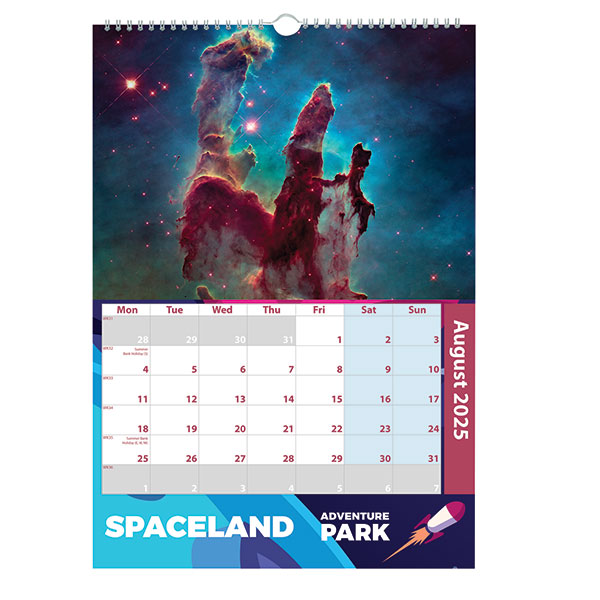 N151 A3 Portrait Wall Calendar
