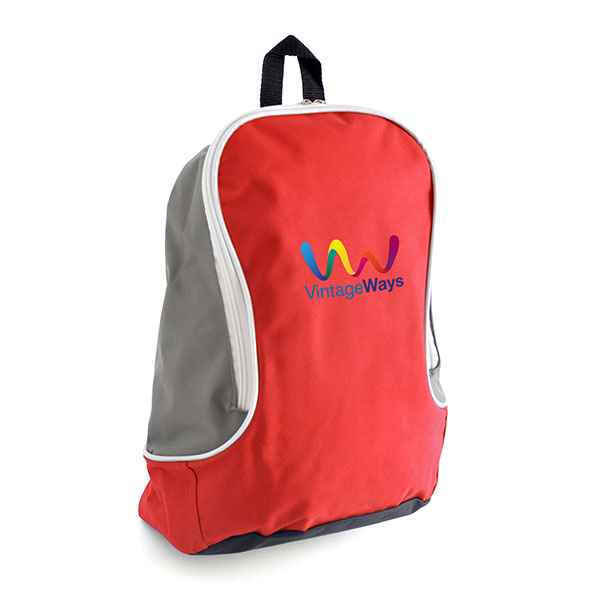 M126 Budget Style Polyester Rucksack - Full Colour