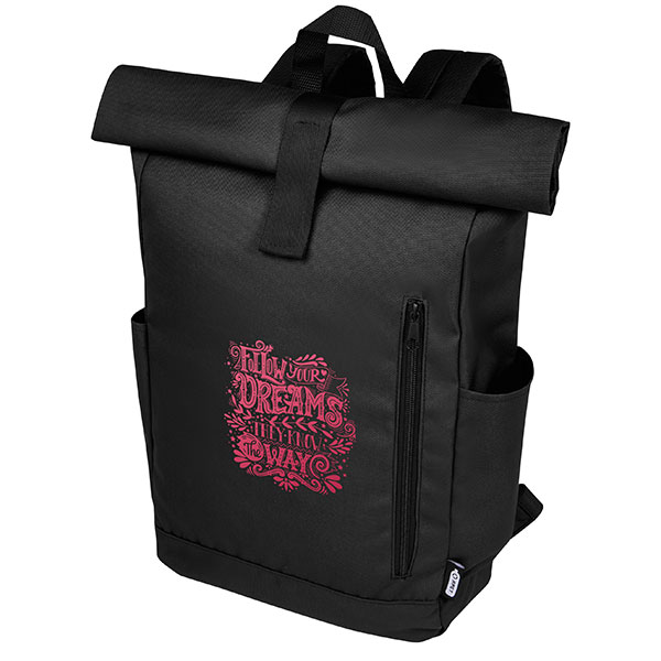 N063 Byron Recycled Roll Top Backpack