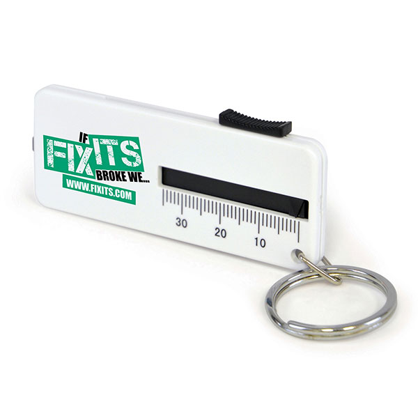 M092 Venus Tyre Gauge Key Ring - Spot Colour