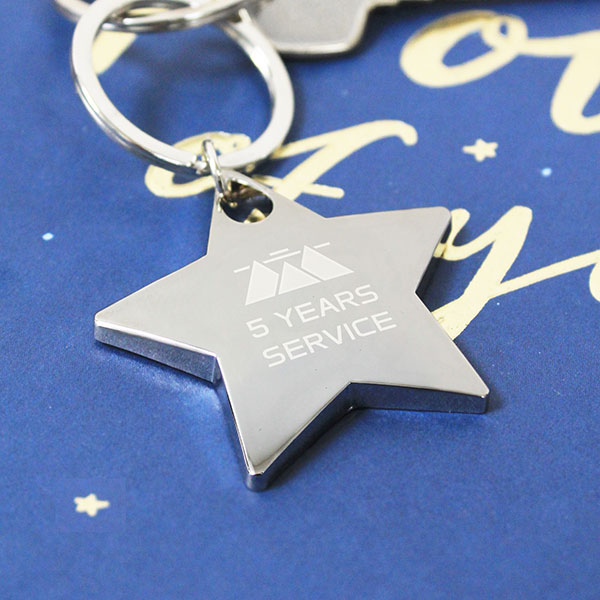 N037 Bravado Star Key Ring