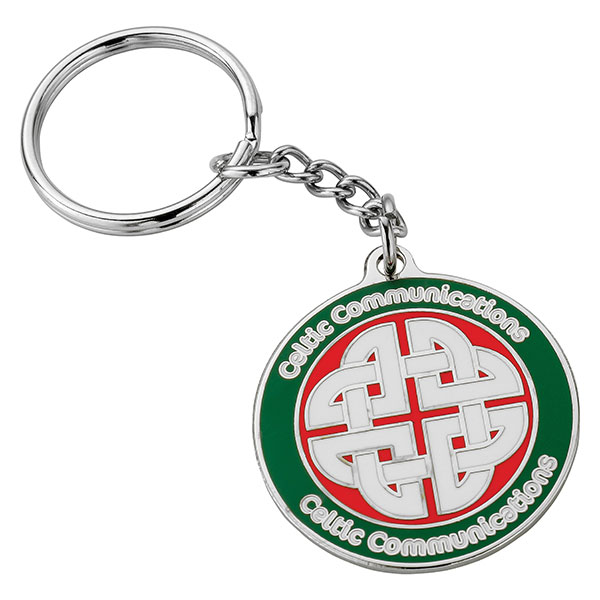 H077 Synthetic Hard Enamel Key Ring