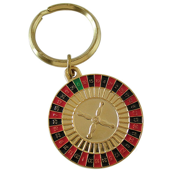 N036 Soft Enamel Key Ring 30mm
