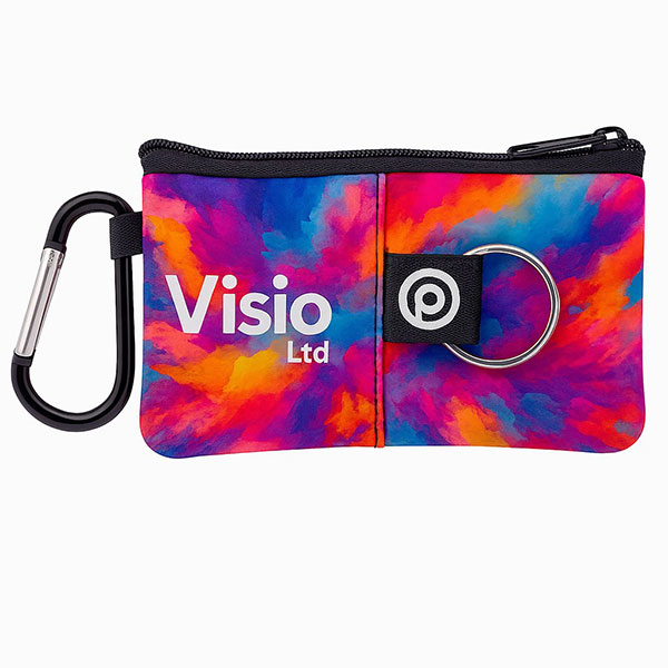 Q031 Neoprene Wallet with Carabiner