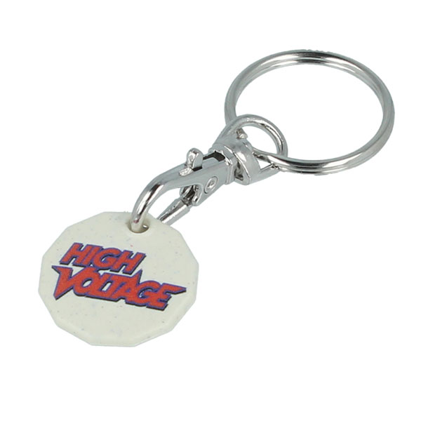 N035 Recycled Trolley Token Key Ring