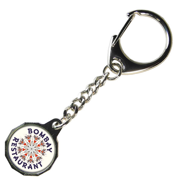 N035 Trolley Token Key Ring With Chain