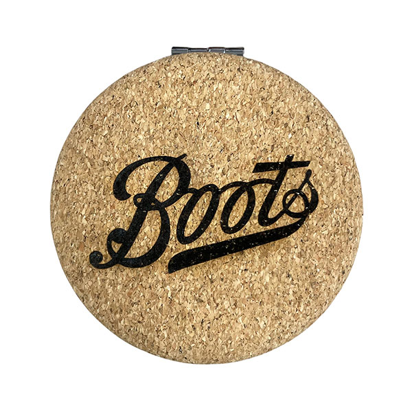 L093 Cork Pocket Mirror