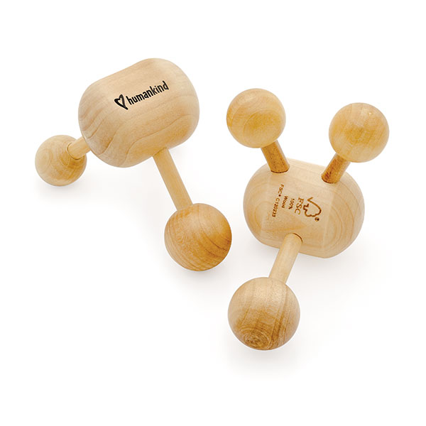 L091 Wooden Tri-Pod Massager