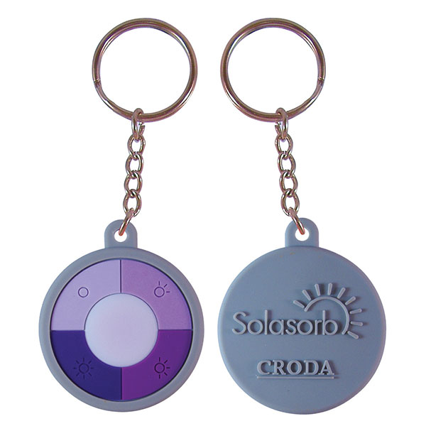 H082 PVC Solar Tester Key Rings