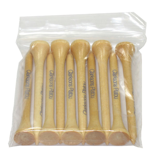 H136 70mm Wooden Golf Tees - Bags of 10