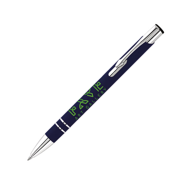 N123 Electra Soft Feel Ballpen - Spot Colour