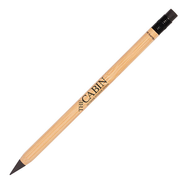 M059 Eternity Bamboo Pencil With Eraser -Full Colour