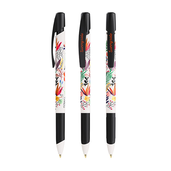 Q110 BIC Ecolutions Media Clic Grip Ballpen - Spot Colour