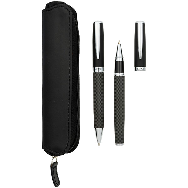 L039 Luxe Carbon Duo Pen Set