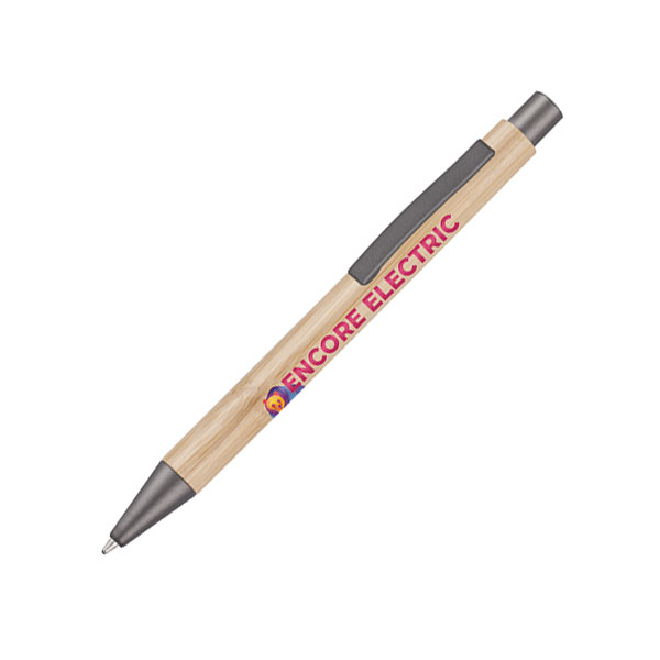 N130 Ergo Bamboo Ballpen - Full Colour