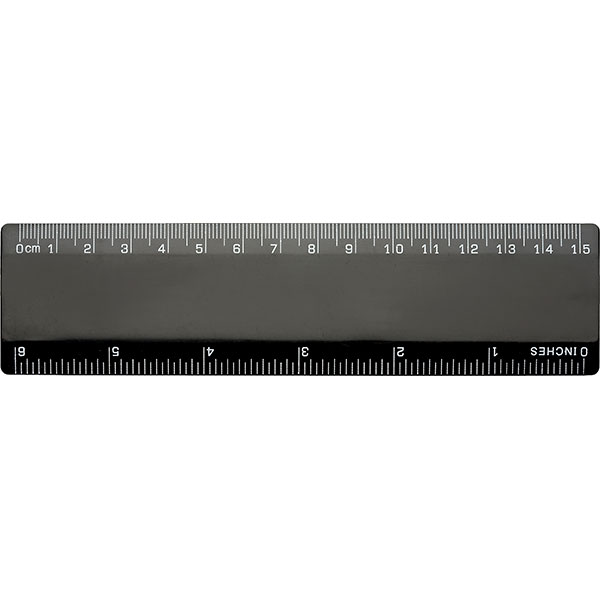 M063 BG 6 Inch/15cm Ruler - Spot Colour