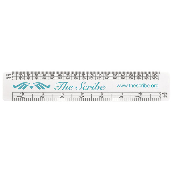 N139 15cm Architect's Scale Rule - Spot Colour