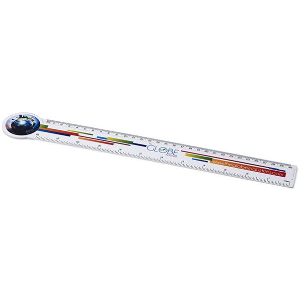 K061 Loki 30cm Shaped Plastic Ruler