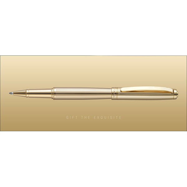 L041 Pierre Cardin Lustrous Rollerpen - Chrome