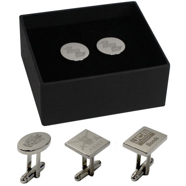 L038 Buckingham Round Executive Cufflinks