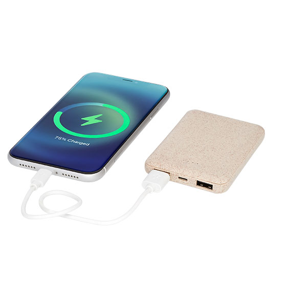 M085 Asama 5000mAh Wheatstraw Powerbank - Full Colour