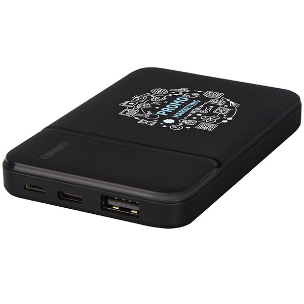 N018 Loop 5000mAh Recycled Powerbank - Spot Colour