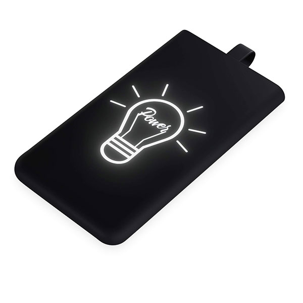 K099 SCX Soft Touch Light-Up Powerbank 