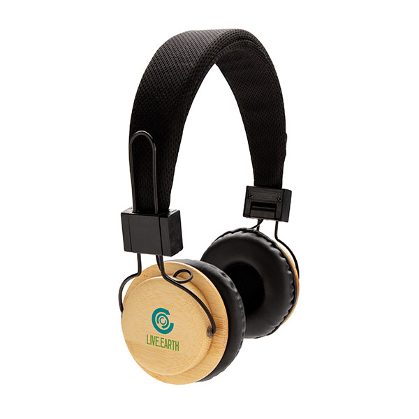 J069 Bamboo Wireless Headphones