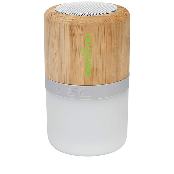 K095 Avenue Bamboo Bluetooth Speaker with Light