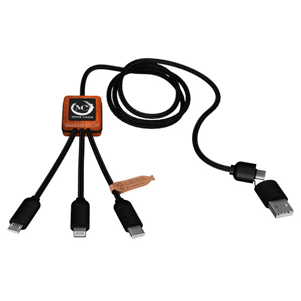 M077 SCX Design 5 in 1 Recycled Charging Cable