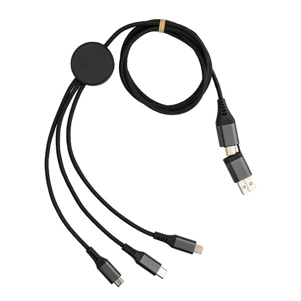 M079 Terra Recycled Aluminium 6 in 1 Cable 